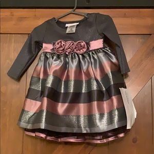 Bonnie Baby Pink/Gray Dress